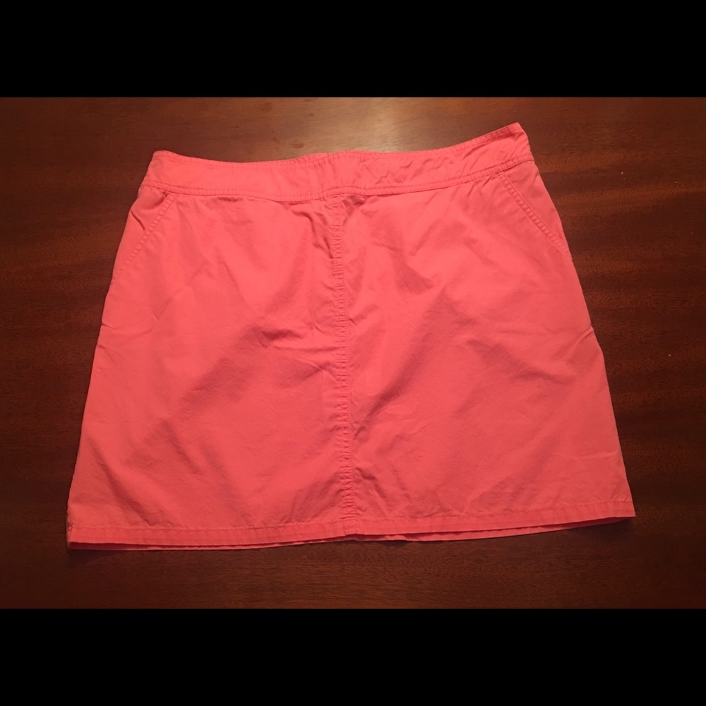 Pink mini skirt
